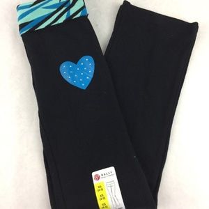 Girl's Bally Total Fitness Yoga Pants Blue XS 4-5
